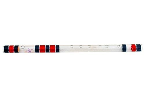 Acrylic (Transparent) F Sharp Base Bansuri Flute (Right Hand) 27 inches (68.58 cm)