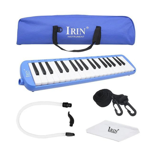 IRIN 37 Piano Keys Melodica Pianica Musical Instrument with Carrying Bag Cleaning Cloth for Students Beginners Kids