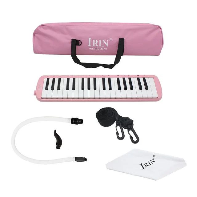 IRIN 37 Piano Keys Melodica Pianica Musical Instrument with Carrying Bag Cleaning Cloth for Students Beginners Kids